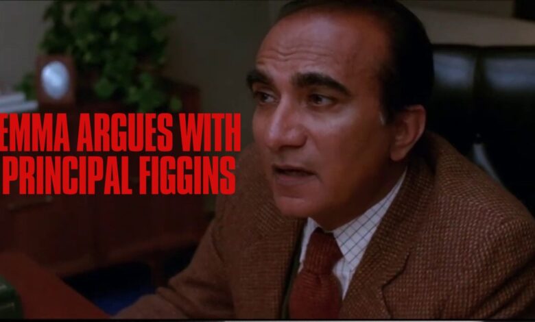 Emma Argues with Principal Figgins: A Student-Led Revolution